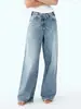 [Jeans Personalizado Transfronteiriço] Os Jeans Casuais Retos Rasgados Mais Populares de Xintang, Guangzhou para Mulheres - Personalização