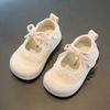 Zapatos para Bebé Niña Lazo Primavera y Otoño 2025 Nuevos Zapatos para Bebé Suela Suave Zapatos para Niños Pequeños Estilo Coreano Zapatos de Princesa para Niñas