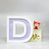 Letra de madera de fábrica Luz de fábrica directa Letra LED de madera al por mayor Luz LED de letra MDF