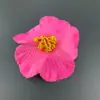 Flor de Hibisco Artificial Nova Diâmetro 10cm Foto de Viagem Roupa de Banho para Praia Acessórios Criativos para Cabelo Decoração de Sala de Estar Casamento