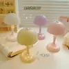 Lámpara de Mesa para Estudiantes Aprendizaje Color Caramelo Forma de Medusa Iluminación de Escritorio para el Hogar Adorno Pequeño Mini Lámpara de Mesa
