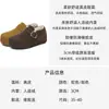 Zapatos de Algodón Integrados con Piel Sangpo para Mujer 2025 Invierno Nuevo Estilo Forro de Felpa Suela Gruesa Cálida Cómodos Slip-On Hebilla Zapatos Boken