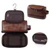 Etsy Venda Quente Transfronteiriça Seco e Molhado Separação Camada Dupla Impermeável PU Masculino Necessaire de Viagem Portátil Bolsa de Armazenamento para Cosméticos