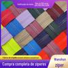 Não. 5 Zíper de Resina, Zíper de Plástico de Resina, Não. 5 Zíperes de Fábrica de Barracas, Preto e Branco, Coloridos, para Bolsas, Roupas, Saias