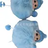 Produção de fábrica decoração de pingente de bola de pelo pingente de bola de pelo falso pingente de bola de pelo de coelho falso pingente de bola de pelo de raposa falso