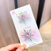 Internet-famoso Princesa Pequena Fita Bow Hairpin Crianças Menina Hanfu Purple Hairpin Acessórios de cabelo das meninas