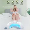 Lámpara de Manicura Popular Transfronteriza de Secado Rápido con Forma de Media Luna Anti-Oscurecimiento de Manos Fuente de Luz Dual Fototerapia Sensor de Uñas Lámpara Telescópica en Forma de U