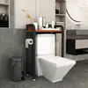 Estante de Baño de una Sola Capa Encima del Inodoro, Estante de Pie Detrás del Inodoro
