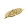 Hebilla decorativa larga de 35 mm zapatos ovalados y bolsos ropa hebilla de zapato hebilla de pasador accesorios accesorios pin pin metal al por mayor