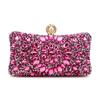 Bolso de Noche Popular Transfronterizo de Lujo Ligero Incrustado de Diamantes, Moda Europea y Americana, Versátil, Elegante y Exquisito, Adecuado para Vestidos de Novia y Quinceañeras
