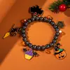 Novas Pulseiras de Halloween, Acessórios de Decoração com Atmosfera Assustadora, Pulseiras de Abóbora Cartoon Divertidas, Enfeites de Mão de Fantasma