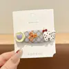 Pinza para el Cabello Retro con Flecos Accesorios para el Cabello Pinza para el Cabello Estampado de Leopardo Pinza de Pato Linda de Lana Barrette Estilo Pequeño Perfume Floral para Mujer Accesorios para el Cabello