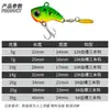 Cebo Artificial Little Cyclone Vib Señuelo Duro Spinnerbait para Pesca en Agua Dulce y Marina, Lanzamiento a Larga Distancia para Lubina y Trucha Marina