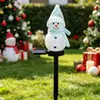 Luces de suelo navideñas transfronterizas, luces solares para paisaje de exterior, luces ambientales decorativas para patio de villa, guirnaldas de luces LED para césped