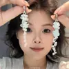 ¡Son los Pendientes Perfectos para Caras Cuadradas y Redondas! Pendientes Exagerados de Borla con Flores Que Son Particularmente Hermosos y Vivos