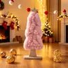 Árbol de Navidad Creativo de Perlas Decoración Navideña para el Hogar Fieltro de Lana Adornos de Madera Centro Comercial Navideño Regalos para Niños