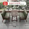 Bar Retro, Tienda de Té de Leche, Combinación de Mesa y Silla de Cafetería, Sofá de Madera Maciza, Cabina de Casa de Té, Taberna de Negociación Ocio