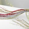 NUCHI Transfronterizo 90CM Brillo Lentejuelas Borla Espigas de Trigo Recortes Navideños Árbol de Navidad Prendas Ratan Arreglo Decorativo