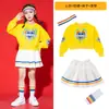 Roupas de performance de cheerleading para crianças roupas esportivas de primavera para alunos do ensino fundamental e médio manga longa roupas de performance de cheerleading para cerimônia de abertura