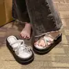 2026 Nuevas Sandalias de Plataforma de Verano para Mujer con Tira para el Dedo del Pie, Suela Gruesa, Diseño al Aire Libre, Nicho, Punta Abierta, Chanclas de Moda para Vacaciones