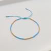Ins Nicho Original Feito à Mão Tecido Contas Amuleto Corda de Mão Contas de Arroz MIiyuki Pulseira Extremamente Pequena Mesmo Estilo para Meninas