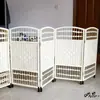 Pantalla divisoria para área de jardín de infantes, valla de esquina de ratán, valla decorativa para niños, panel divisorio plegable, se puede configurar