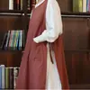Comercio Exterior Transfronterizo Impermeable Todo Algodón Hogar Estilo Japonés y Coreano Delantal de Cocina Babero para el Hogar Cintura Algodón Lino Impermeable Venta al por Mayor