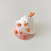 Chapéu de Bebê Qiunan Estilo Novo Primavera e Outono Pato Fofo Desenho Animado Chapéu de Sol e Proteção Solar Chapéu de Pescador para Meninos e Meninas