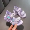 Sandalias Nuevas 2026 para Niñas Pequeñas, Suela Suave, Antideslizantes, Estilo Princesa, Dulces Zapatos Deportivos de Playa para Niños de Verano
