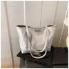 Bolso de Hombro Cruzado Tote para Mujer de Gran Capacidad, Nuevo Estampado Chinoiserie, Otoño e Invierno 2025, Nueva Textura, Casual para Viaje, Color Sólido