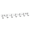 Fila de Ganchos de Acero Inoxidable 304 Transfronteriza, Almacenamiento Montado en Pared, Ganchos Adhesivos para Baño sin Taladro, Ganchos Adhesivos Fuertes