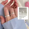 Anillos de Pareja Lindos de Cachorro y Gato para Mujer, Anillos Abiertos Ajustables, Regalo de San Valentín, Anillos Divertidos Dropshipping