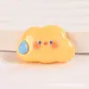Acessórios de Estrela com Chapéu Amarelo DIY Presilha de Cabelo Estrela de Cinco Pontas Adorno para Cabeça Capa de Celular Adesivo para Geladeira Biscoito de Queijo