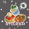 60 Decoración de Pegatina Transfronteriza Impermeable para Cuaderno, Teléfono Móvil, Tableta, Maleta, Diario Personal, Dibujos Animados 3D para Avatar, Venta al por Mayor