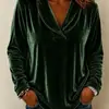 2026 Europea y Americana Transfronteriza Amazon Estación Independiente Moda Ropa de Mujer Nuevo Estilo Color Sólido Cuello de Muñeca Manga Larga Sexy Terciopelo