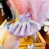 Vestido com Suspensório de Boneca de Algodão 13cm Brinquedo Tendência Acessório para Boneca Vestido Estilo Chanel Roupas para Boneca Acessórios de Brinquedo