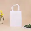 Bolsa de mano con recubrimiento de fabricante de origen en stock al por mayor en blanco para compras ropa bolsa no tejida plegable imprimible logo