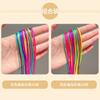 Dulces y Geniales Gomas para el Cabello Trenzadas para Niñas con Cintas de Colores para Actuaciones de Street Dance y Pasarelas de Niñas, Personalizables para Rastas de Niñas