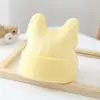 Ins Explosiones Coreano Bebé Lindo Oreja Lana Tejida Sombrero Color Caramelo Todo Fósforo Cálido Sombrero para Bebés Niños y Niñas