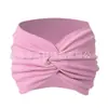 Diadema Ancha Nueva Europea y Americana para Mujer Diadema Cruzada Deportiva Diadema Elástica de Yoga Bolsa para el Cabello Absorbente de Sudor Diadema Grande