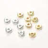Cuentas Chapadas en Oro con Fuerte Retención de Color, Cuentas Pequeñas de Oro, Cuentas Espaciadoras, Accesorios para Joyería DIY, Pulseras con Cuentas, Collares, Aretes