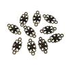 Accesorios de joyería DIY, adornos de metal de aleación con forma de flor de seis hojas, horquilla con borlas, material de joyería para decoración de habitaciones.