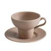Taza de café personalizada estilo ins transfronterizo taza vintage de gres taza para latte par de tazas para pareja taza de cerámica para café platillo