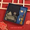 Conjunto de Caixa de Presente para Caderno com Logo Personalizado, Estilo Chinês, Caderno Moderno para Escritório, Caderno de Reunião, Em Estoque