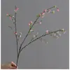 Nuevas flores de sauce de nieve artificial de alta gama estilo chino, arreglos de flores artificiales, decoraciones florales para sala de estar y mesa de comedor con temática de bosque
