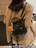 Mochila Estilo Universitario Retro Mate para Mujer Nueva Otoño e Invierno 2024 La Más Fácil de Combinar Bolso Escolar de Moda Portátil para Viajes Diarios Bolso de Hombro