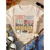 Camisa Casual de Algodón Puro para Mujer 2025, Cuello Redondo, Manga Corta, con Estampados Europeos, Americanos y del Sudeste Asiático, Talla Europea Transfronteriza