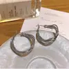 Brincos Personalizados Minimalistas Irregulares em Camadas, Argolas Statement Elegantes e Luxuosas, Brincos Versáteis de Nicho Alto Padrão