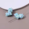 Cuentas Luminosas Color AB Estéreo Lindo Unicornio con Agujero Pasante DIY Cadena para Teléfono Móvil Llavero de Coche Cuerda para Cabeza Accesorios de Joyería