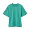 Camiseta de Manga Corta 100% Algodón Zhongde 275g Logo Personalizado Estampado Peso Pesado Lisa Manga Corta Tallas Europeas y Americanas en Stock Byb27502